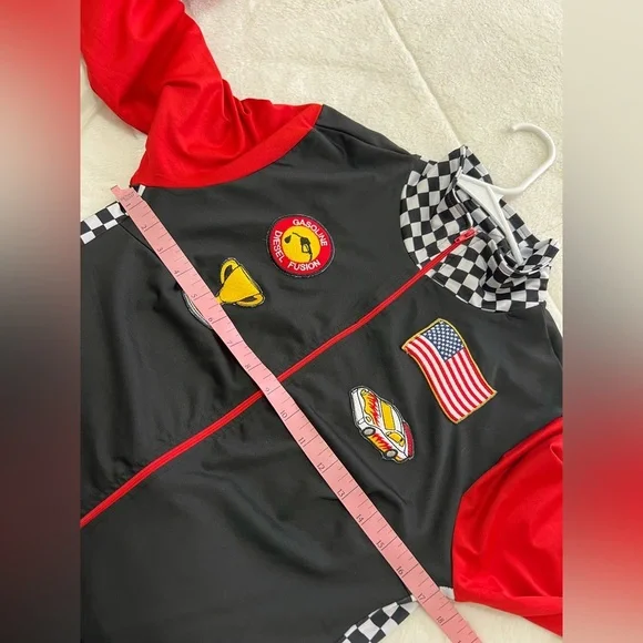Spirit Racing-Inspired Black and Red Jumpsuit size L - Picture 10 of 10